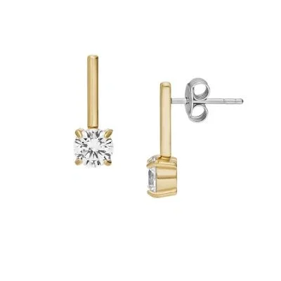 Ellis Shaky Glitz Gold-Tone Stainless Steel Drop Earrings Ellis Shaky Glitz Gold-Tone Stainless Steel Drop Earrings