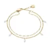 Ellis Shaky Glitz Gold-Tone Stainless Steel Multi-Strand Bracelet Ellis Shaky Glitz Gold-Tone Stainless Steel Multi-Strand Bracelet