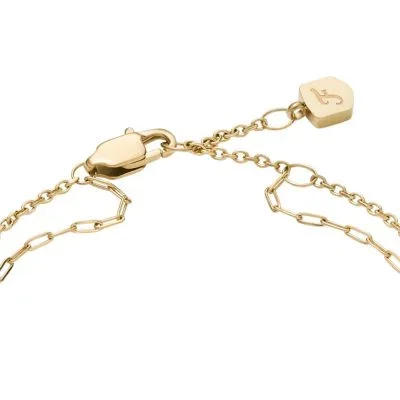 Ellis Shaky Glitz Gold-Tone Stainless Steel Multi-Strand Bracelet Ellis Shaky Glitz Gold-Tone Stainless Steel Multi-Strand Bracelet