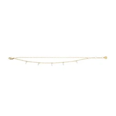 Ellis Shaky Glitz Gold-Tone Stainless Steel Multi-Strand Bracelet Ellis Shaky Glitz Gold-Tone Stainless Steel Multi-Strand Bracelet