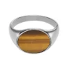 Ellis Signet Collection Brown Tiger’s Eye Signet Ring Ellis Signet Collection Brown Tiger’s Eye Signet Ring