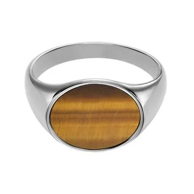 Ellis Signet Collection Brown Tiger’s Eye Signet Ring Ellis Signet Collection Brown Tiger’s Eye Signet Ring