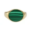 Ellis Signet Collection Green Malachite Signet Ring Ellis Signet Collection Green Malachite Signet Ring