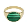 Ellis Signet Collection Green Malachite Signet Ring Ellis Signet Collection Green Malachite Signet Ring