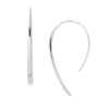 Ellis Stainless Steel Bevel Hoop Earrings Ellis Stainless Steel Bevel Hoop Earrings