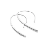 Ellis Stainless Steel Bevel Hoop Earrings Ellis Stainless Steel Bevel Hoop Earrings