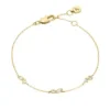 Ellis Toi Et Moi Gold-Tone Brass Station Bracelet Ellis Toi Et Moi Gold-Tone Brass Station Bracelet