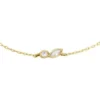 Ellis Toi Et Moi Gold-Tone Brass Station Bracelet Ellis Toi Et Moi Gold-Tone Brass Station Bracelet