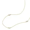 Ellis Toi Et Moi Gold-Tone Brass Station Necklace Ellis Toi Et Moi Gold-Tone Brass Station Necklace