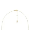 Ellis Toi Et Moi Gold-Tone Brass Station Necklace Ellis Toi Et Moi Gold-Tone Brass Station Necklace