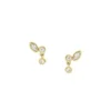 Ellis Toi Et Moi Gold-Tone Brass Stud Earrings Ellis Toi Et Moi Gold-Tone Brass Stud Earrings
