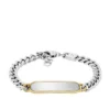 Ellis Two-Tone Stainless Steel ID Bracelet