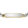Ellis Two-Tone Stainless Steel ID Bracelet
