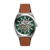 Everett Automatic Brown Leather Watch Everett Automatic Brown Leather Watch