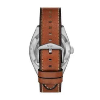 Everett Automatic Brown Leather Watch