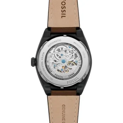 Everett Automatic Dark Brown LiteHide™ Leather Watch Everett Automatic Dark Brown LiteHide™ Leather Watch
