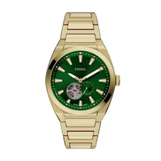 Everett Automatic Gold-Tone Stainless Steel Watch
