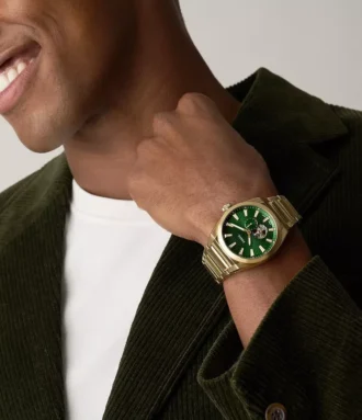 Everett Automatic Gold-Tone Stainless Steel Watch