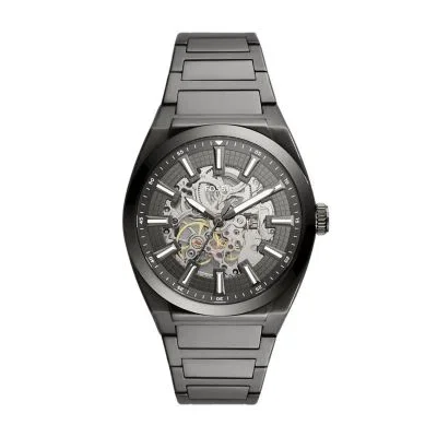 Everett Automatic Smoke Stainless Steel Watch Everett Automatic Smoke Stainless Steel Watch