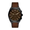 Everett Chronograph Brown Leather Watch Everett Chronograph Brown Leather Watch