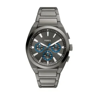 Everett Chronograph Smoke Stainless Steel Watch