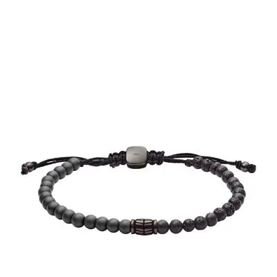 Everett Hematite and Black Lava Stone Bracelet Everett Hematite and Black Lava Stone Bracelet