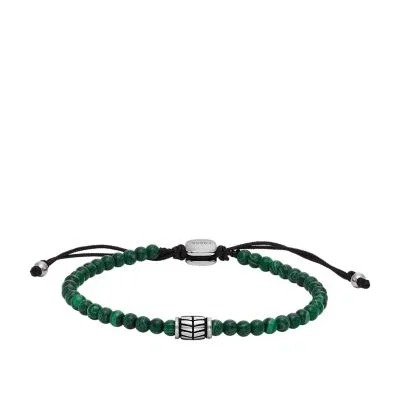 Everett Reconstituted Malachite Beaded Bracelet Everett Reconstituted Malachite Beaded Bracelet