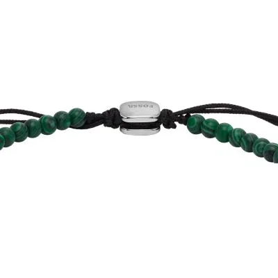 Everett Reconstituted Malachite Beaded Bracelet Everett Reconstituted Malachite Beaded Bracelet