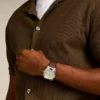 Everett Three-Hand Date Brown Leather Watch Everett Three-Hand Date Brown Leather Watch