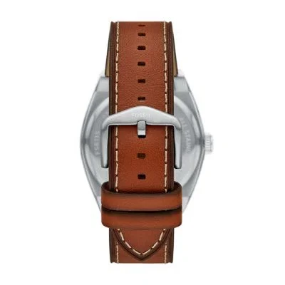 Everett Three-Hand Date Brown Leather Watch Everett Three-Hand Date Brown Leather Watch