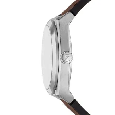 Everett Three-Hand Date Brown Leather Watch Everett Three-Hand Date Brown Leather Watch