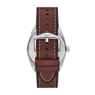 Everett Three-Hand Date Brown Leather Watch and Bracelet Set Everett Three-Hand Date Brown Leather Watch and Bracelet Set