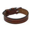 Everett Topstitch Brown Leather Strap Bracelet Everett Topstitch Brown Leather Strap Bracelet