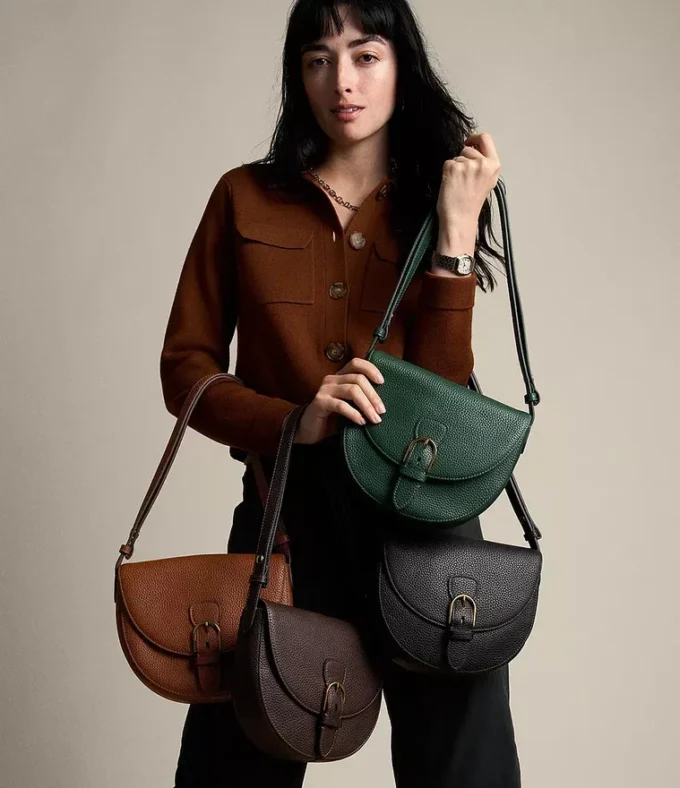 Everleigh Leather Large Flap Crossbody Bag Everleigh Leather Large Flap Crossbody Bag