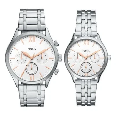 Fenmore Multifunction Silver-Tone Bracelet Watch Set Fenmore Multifunction Silver-Tone Bracelet Watch Set