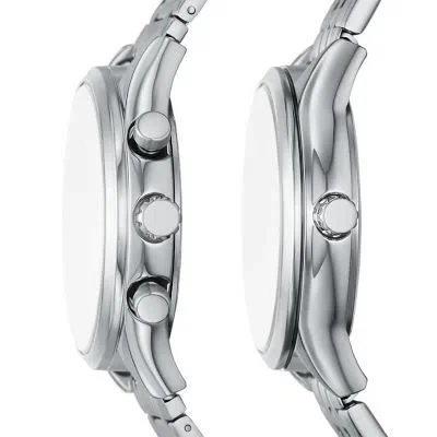 Fenmore Multifunction Stainless Steel Watch Set Fenmore Multifunction Stainless Steel Watch Set