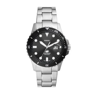 Fossil Blue Dive Three-Hand Date Stainless Steel Watch Fossil Blue Dive Three-Hand Date Stainless Steel Watch