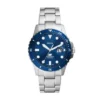 Fossil Blue Dive Three-Hand Date Stainless Steel Watch Fossil Blue Dive Three-Hand Date Stainless Steel Watch