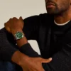 Fossil Blue Dive Three-Hand Date Tan LiteHide™ Leather Watch Fossil Blue Dive Three-Hand Date Tan LiteHide™ Leather Watch