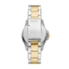Fossil Blue Dive Three-Hand Date Two-Tone Stainless Steel Watch Fossil Blue Dive Three-Hand Date Two-Tone Stainless Steel Watch