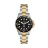Fossil Blue Dive Three-Hand Two-Tone Stainless Steel Watch Fossil Blue Dive Three-Hand Two-Tone Stainless Steel Watch