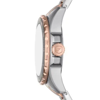 Fossil Blue Dive Three-Hand Two-Tone Stainless Steel Watch Fossil Blue Dive Three-Hand Two-Tone Stainless Steel Watch