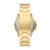 Fossil Blue GMT Gold-Tone Stainless Steel Watch Fossil Blue GMT Gold-Tone Stainless Steel Watch