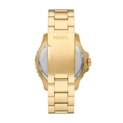 Fossil Blue GMT Gold-Tone Stainless Steel Watch Fossil Blue GMT Gold-Tone Stainless Steel Watch