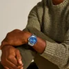 Fossil Blue GMT Stainless Steel Watch Fossil Blue GMT Stainless Steel Watch