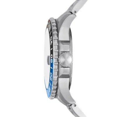 Fossil Blue GMT Stainless Steel Watch Fossil Blue GMT Stainless Steel Watch