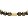 Galaxy Beads Gray Pyrite Beaded Bracelet Galaxy Beads Gray Pyrite Beaded Bracelet