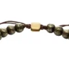 Galaxy Beads Gray Pyrite Beaded Bracelet Galaxy Beads Gray Pyrite Beaded Bracelet