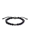 Galaxy Beads Navy Reconstructed Sandstone Beaded Bracelet Galaxy Beads Navy Reconstructed Sandstone Beaded Bracelet