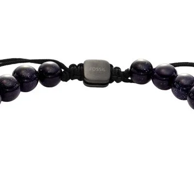 Galaxy Beads Navy Reconstructed Sandstone Beaded Bracelet Galaxy Beads Navy Reconstructed Sandstone Beaded Bracelet